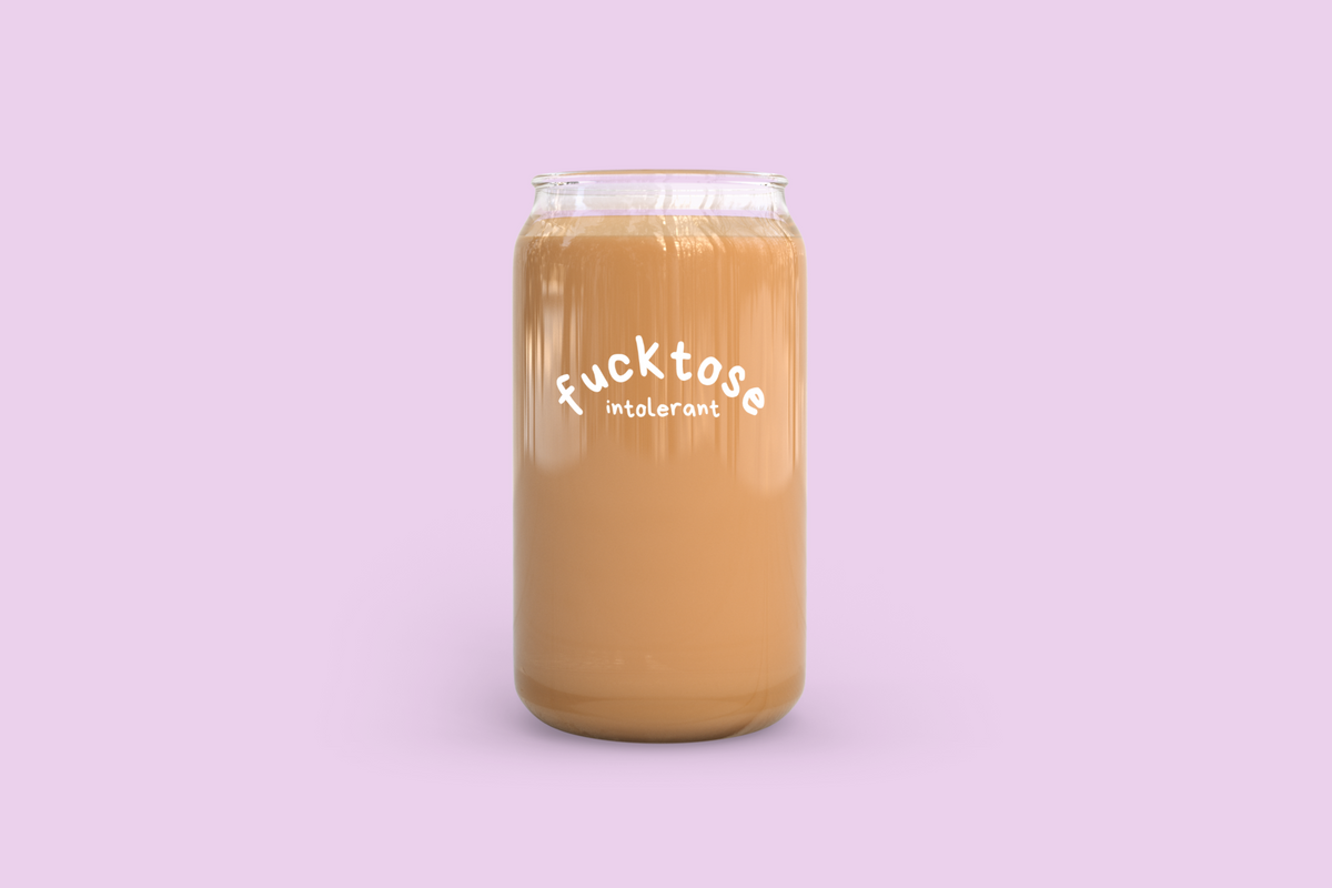 Verre Canette ~ Fucktose Intolerant [couleur au choix]