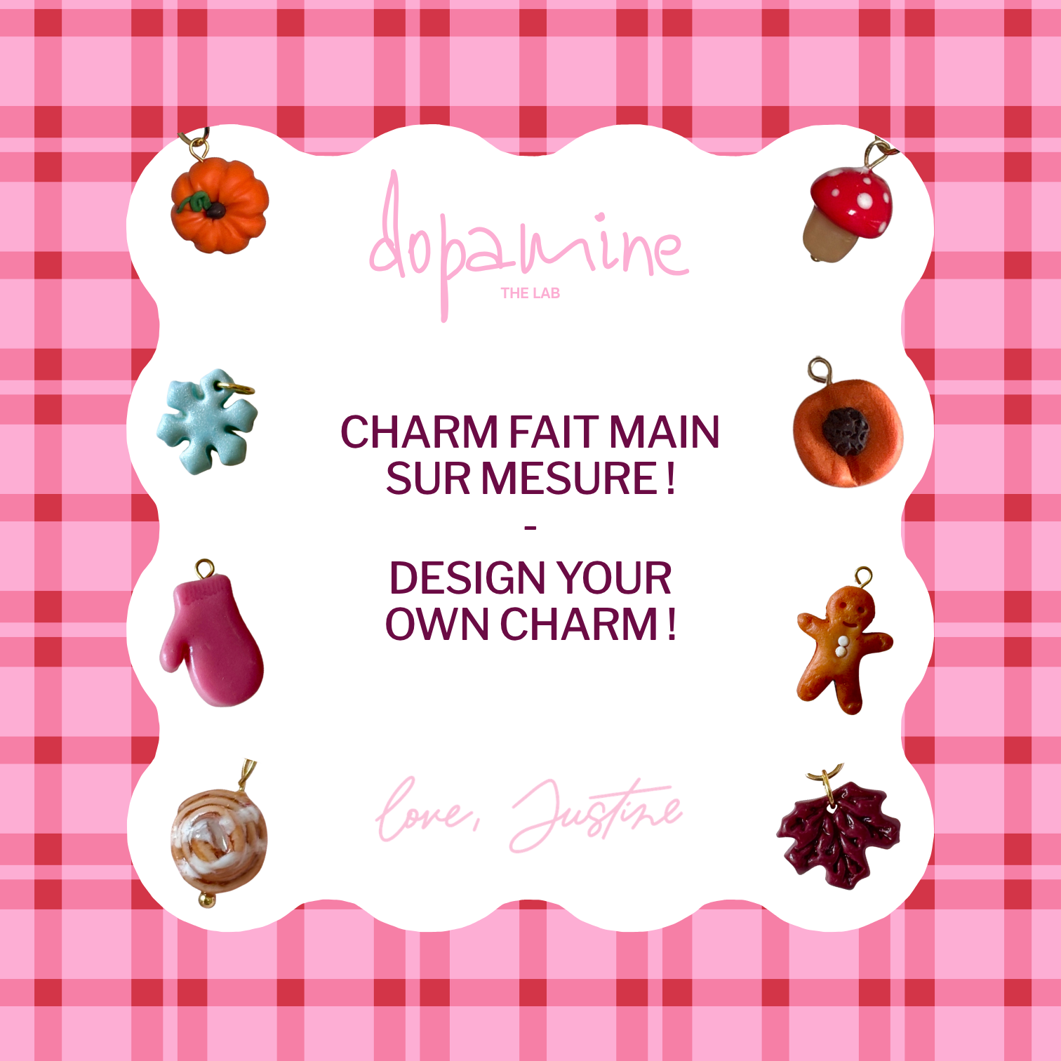 Charm Sur Mesure - Crée ton propre charm personnalisé !