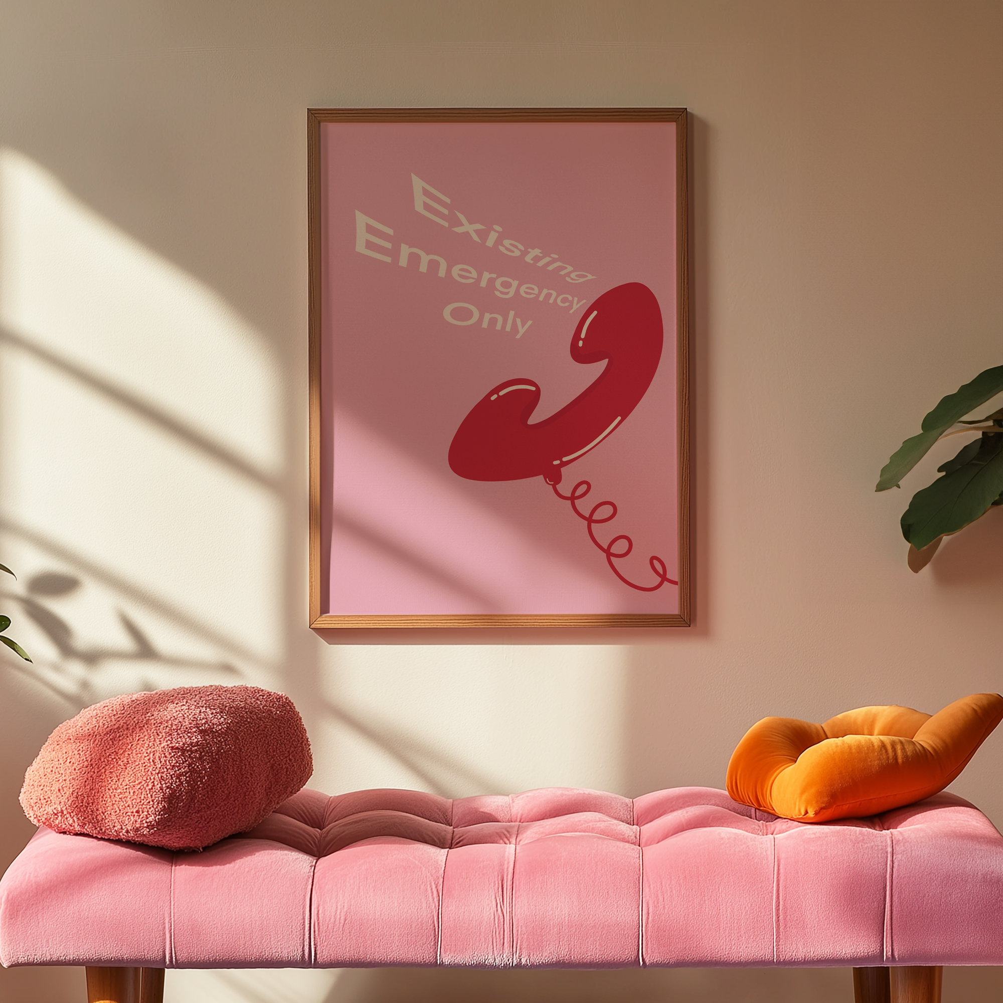 Affiche ~ Existing Emergency Only