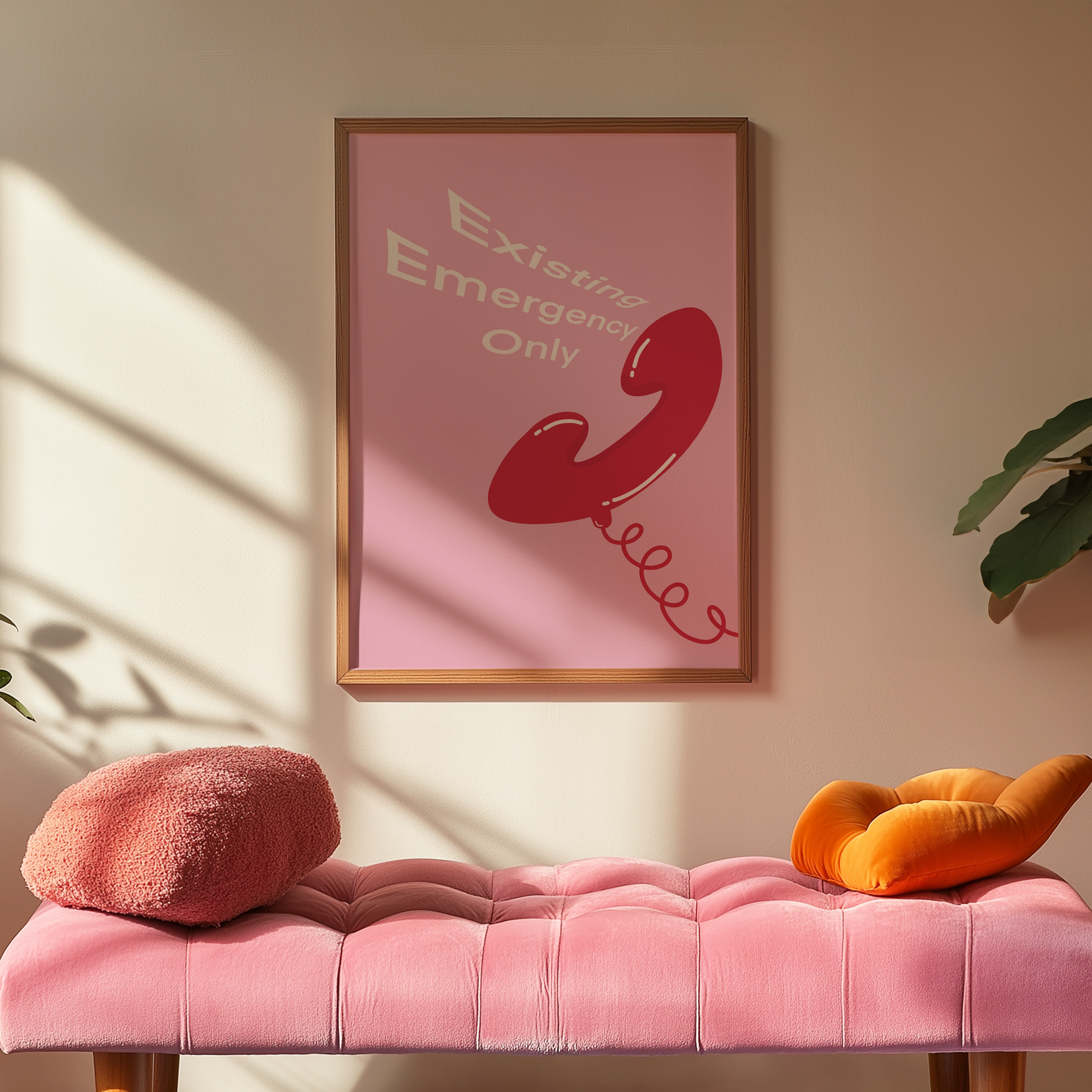 Affiche ~ Existing Emergency Only