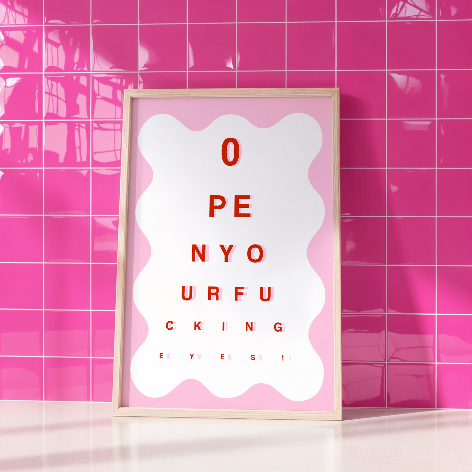 Affiche ~ Open Your Fucking Eyes
