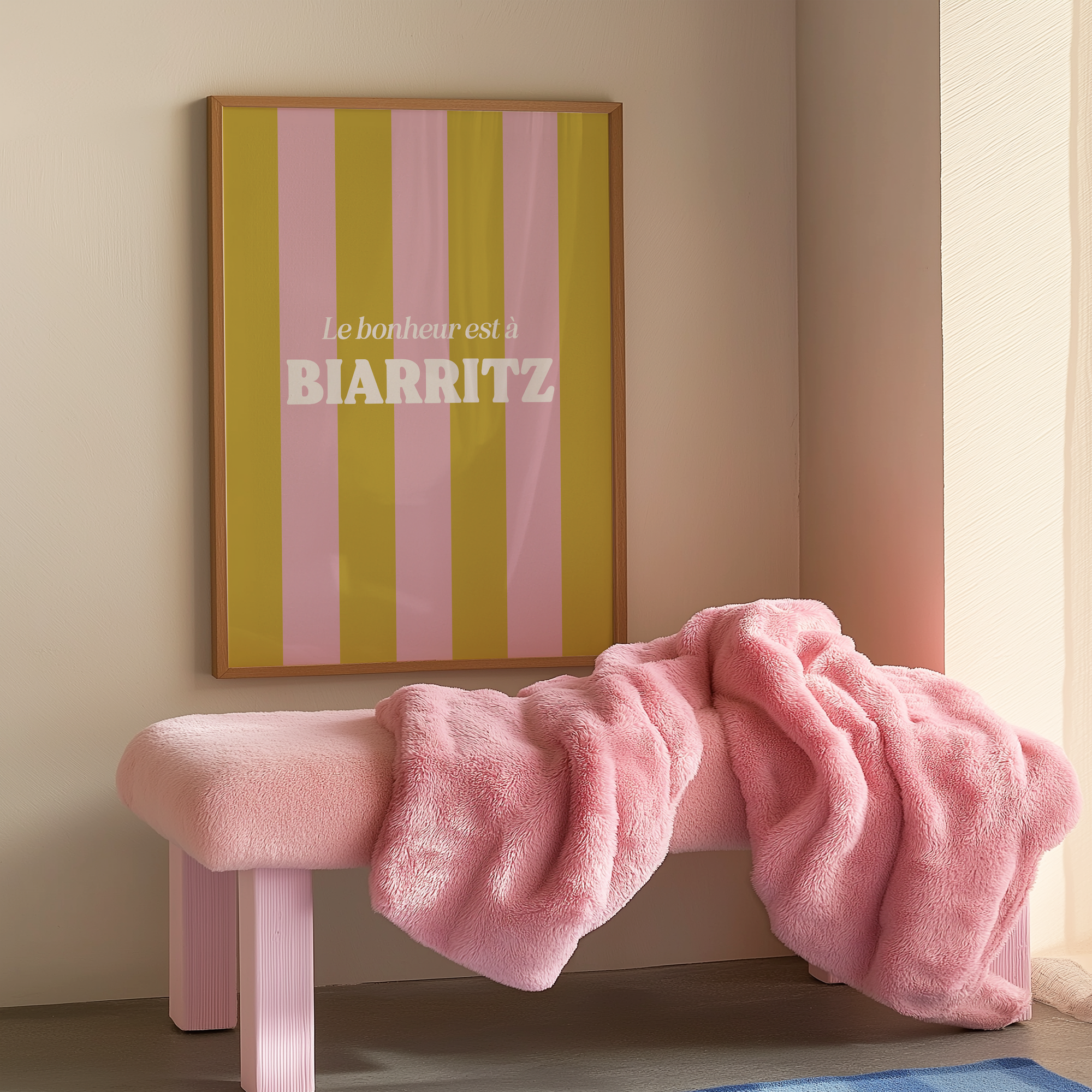 Affiche Le bonheur est à... ~ Personnalisable