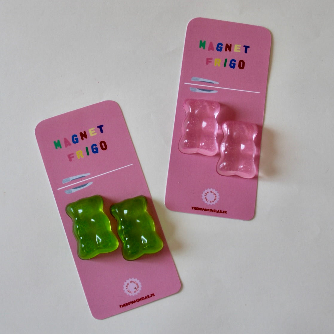 Bundle 6 Magnets Gummy Bears