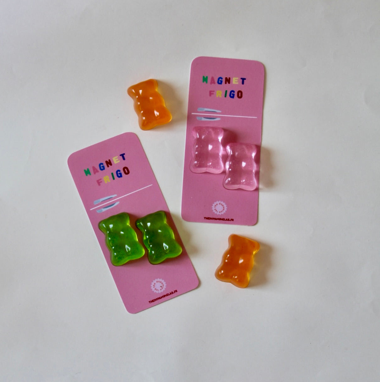 Bundle 6 Magnets Gummy Bears