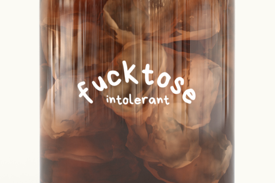 Verre Canette ~ Fucktose Intolerant [couleur au choix]