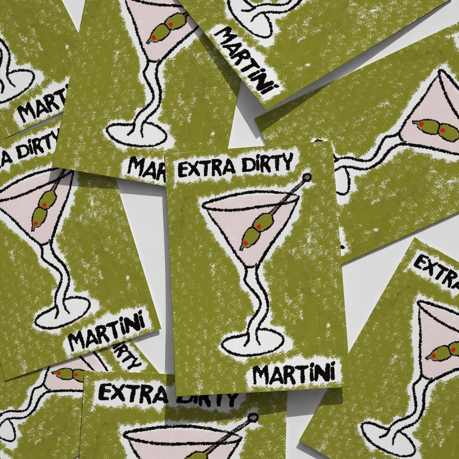 Affiche ~ Extra Dirty Martini