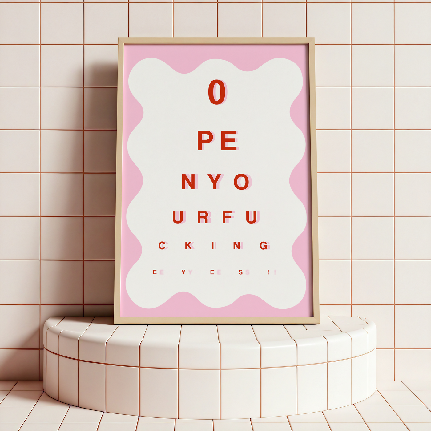 Affiche ~ Open Your Fucking Eyes