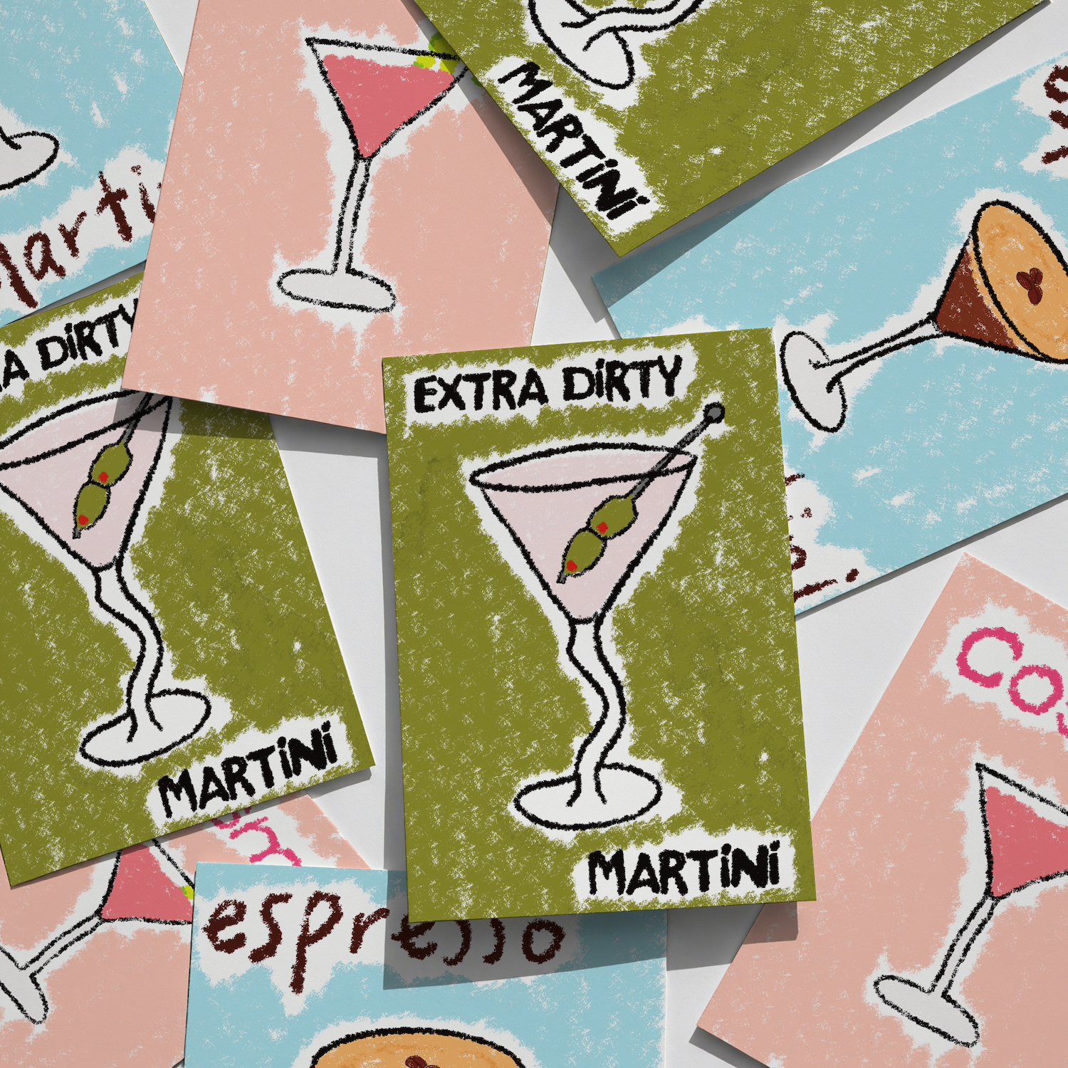 Affiche ~ Extra Dirty Martini